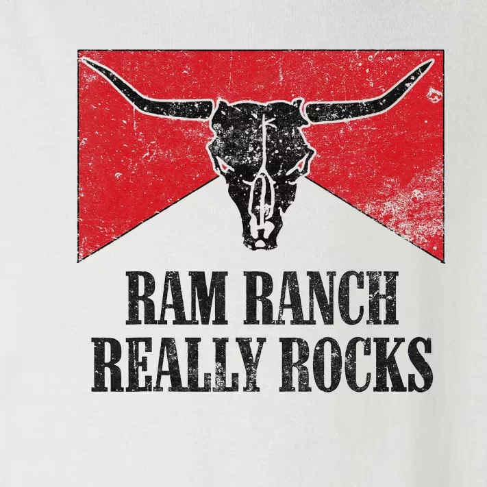 Retro Bull Skull Western Life Country Ram Ranch Rockin' Vibes Toddler Long Sleeve Shirt