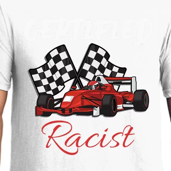 Racer Boost Speedster Certified Retro Racist Certified Race Pajama Set