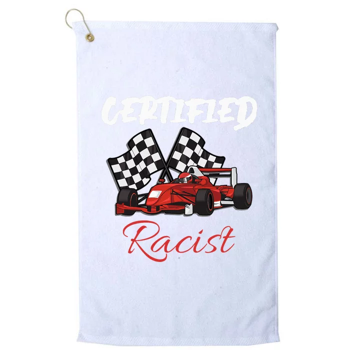 Racer Boost Speedster Certified Retro Racist Certified Race Platinum Collection Golf Towel