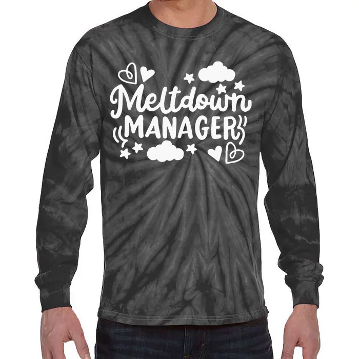 Registered Behavior Technician Rbt Behavior Tech Tie-Dye Long Sleeve Shirt