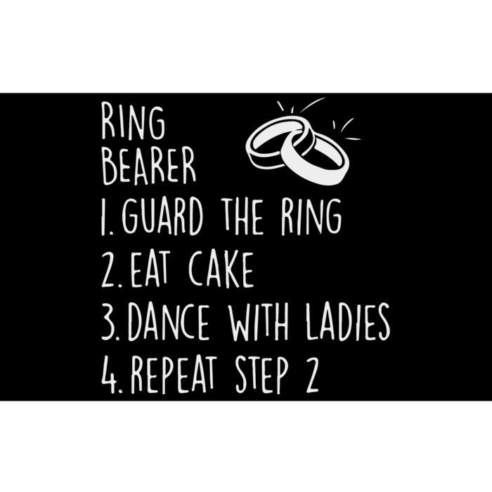 Ring Bearer To Do List Wedding Bumper Sticker