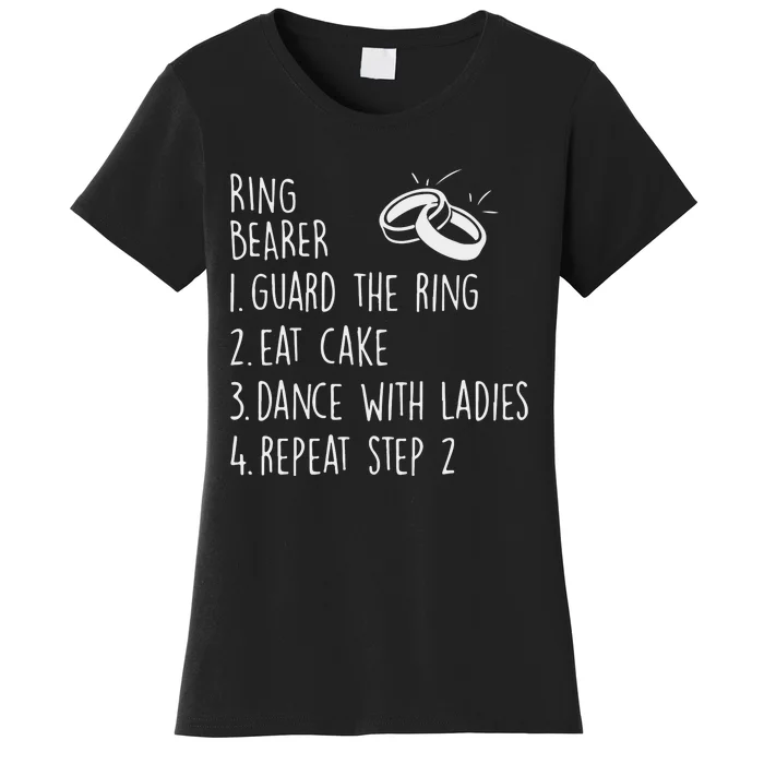 Ring Bearer To Do List Wedding Women's T-Shirt