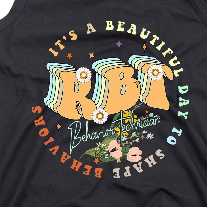 Registered Behavior Technician Rbt Behavior Therapist Aba Tank Top