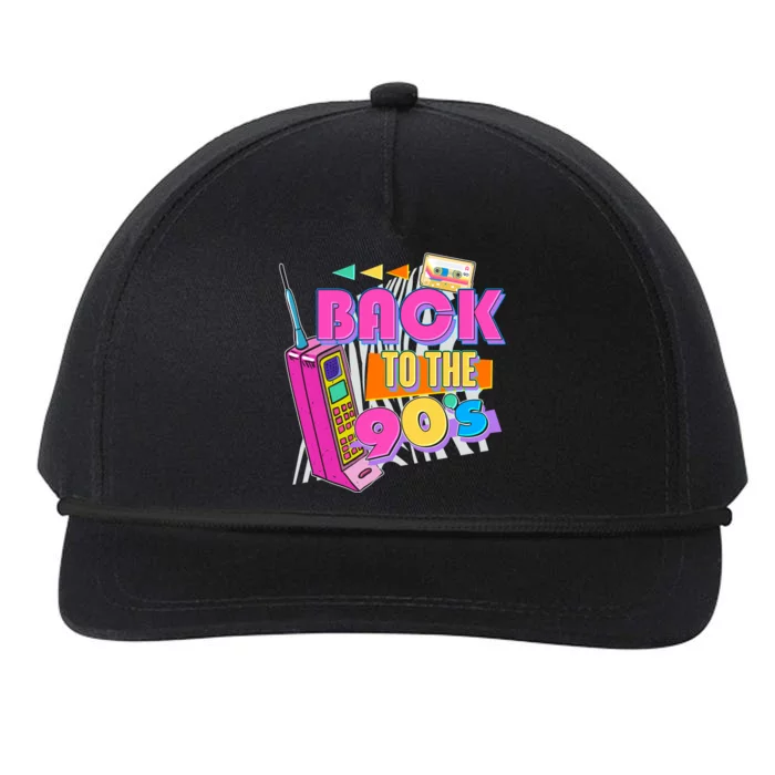 Retro Back To The 90's Nineties Snapback Five-Panel Rope Hat