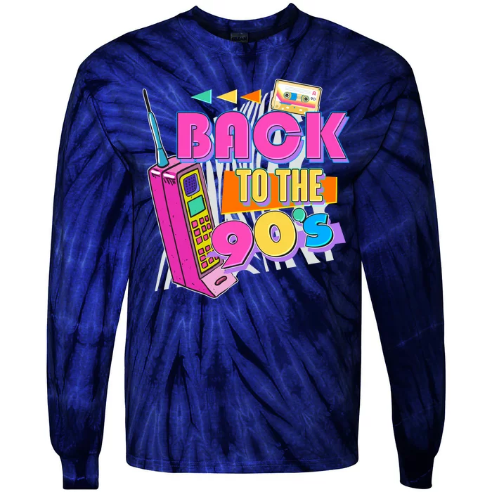 Retro Back To The 90's Nineties Tie-Dye Long Sleeve Shirt