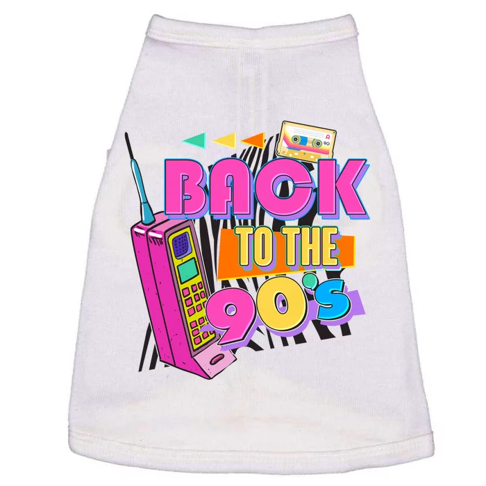 Retro Back To The 90's Nineties Doggie Tank