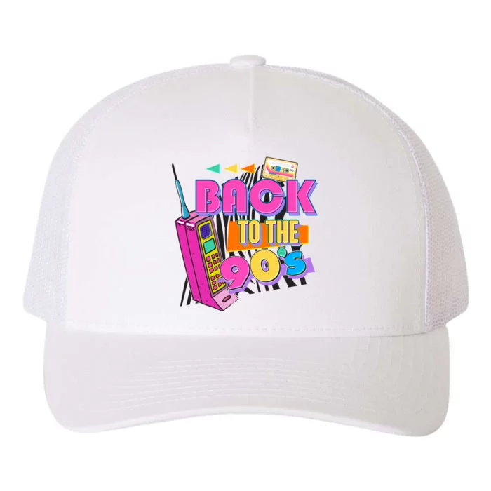 Retro Back To The 90's Nineties Yupoong Adult 5-Panel Trucker Hat