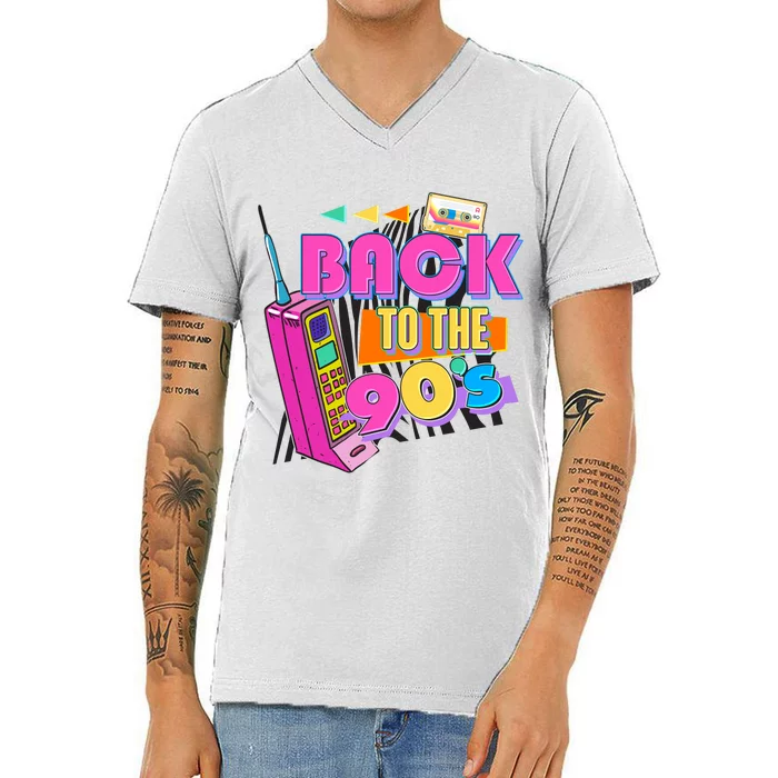 Retro Back To The 90's Nineties V-Neck T-Shirt