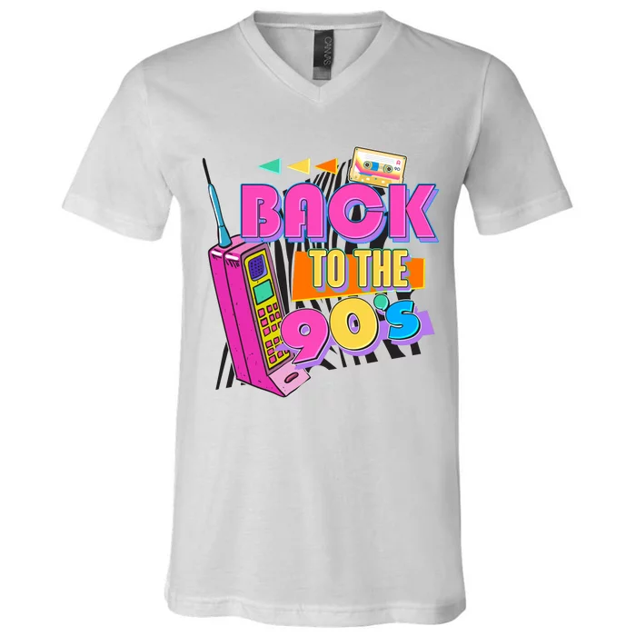 Retro Back To The 90's Nineties V-Neck T-Shirt