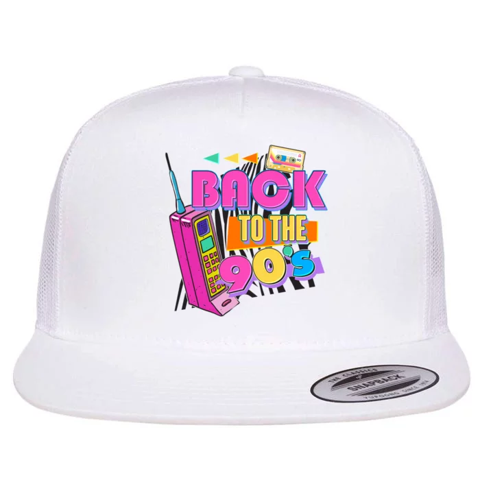 Retro Back To The 90's Nineties Flat Bill Trucker Hat