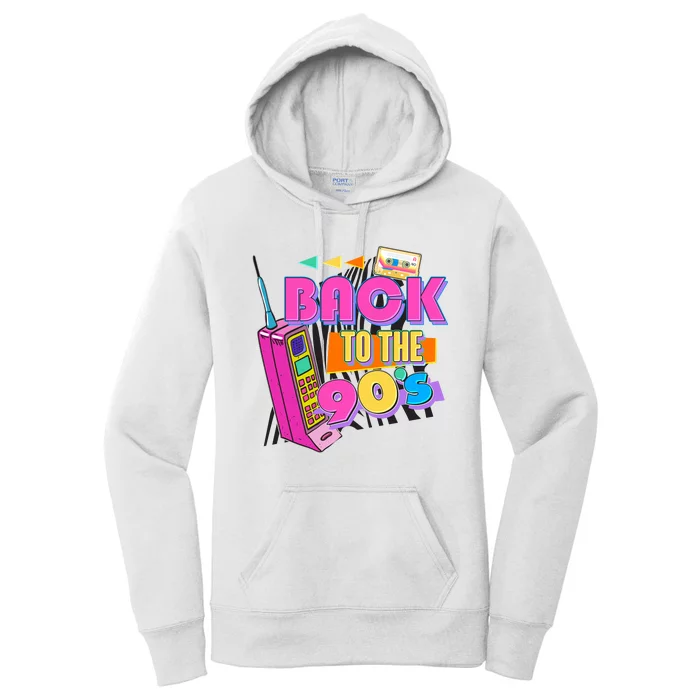 Retro Back To The 90's Nineties Women's Pullover Hoodie