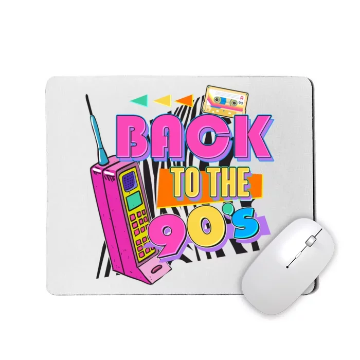 Retro Back To The 90's Nineties Mousepad