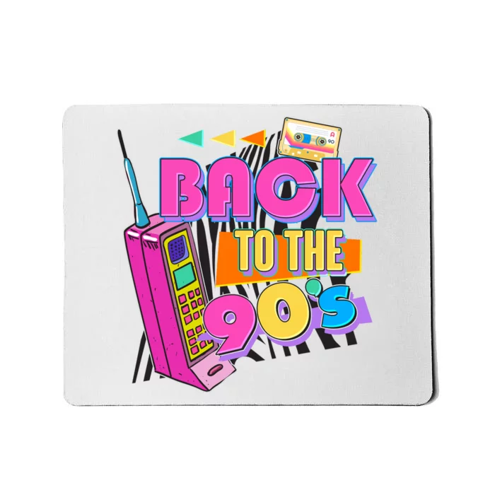 Retro Back To The 90's Nineties Mousepad