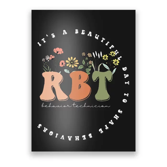 Registered Behavior Technician RBT Behavior Therapist ABA Poster