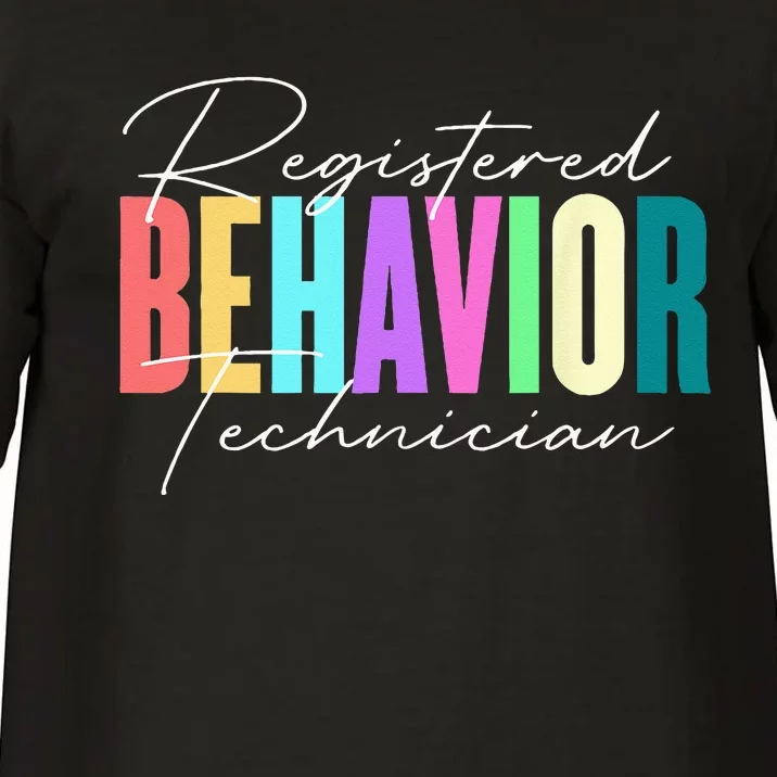 Registered Behavior Technician RBT Behavioral ABA Therapist Comfort Colors T-Shirt