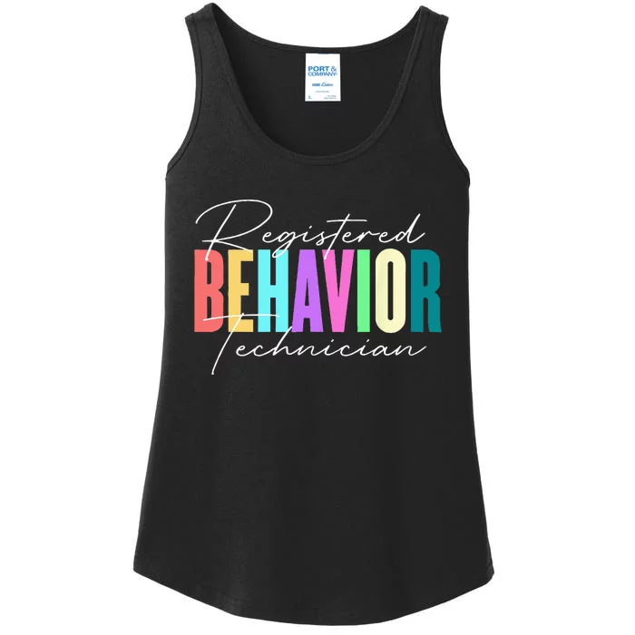 Registered Behavior Technician RBT Behavioral ABA Therapist Ladies Essential Tank