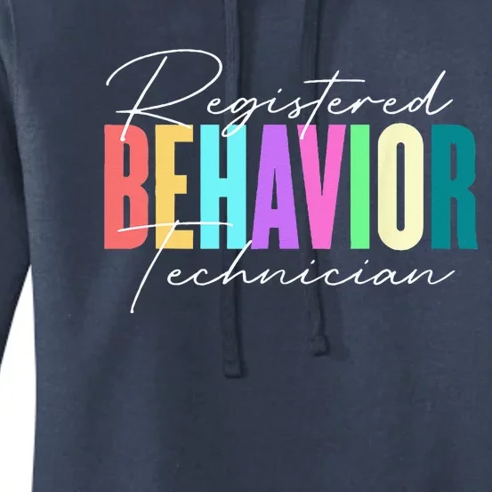 Registered Behavior Technician RBT Behavioral ABA Therapist Women's Pullover Hoodie