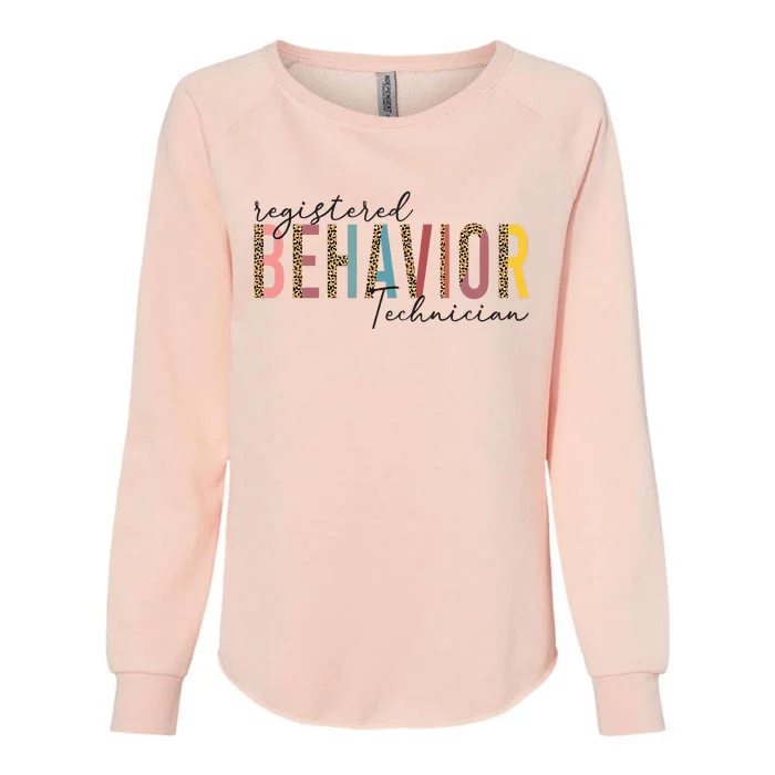 Registered Behavior Technician RBT Behavioral ABA Therapist Womens California Wash Sweatshirt