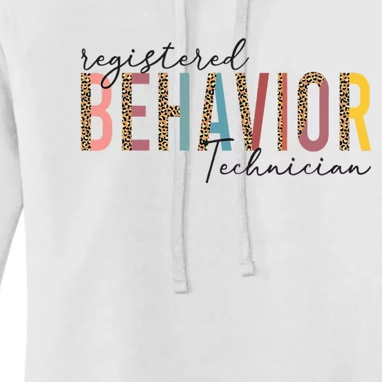 Registered Behavior Technician RBT Behavioral ABA Therapist Women's Pullover Hoodie