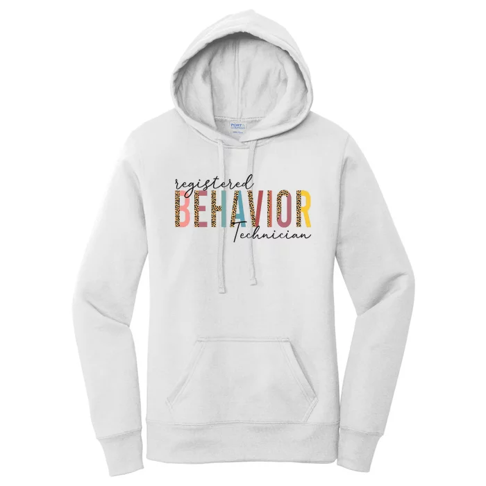 Registered Behavior Technician RBT Behavioral ABA Therapist Women's Pullover Hoodie