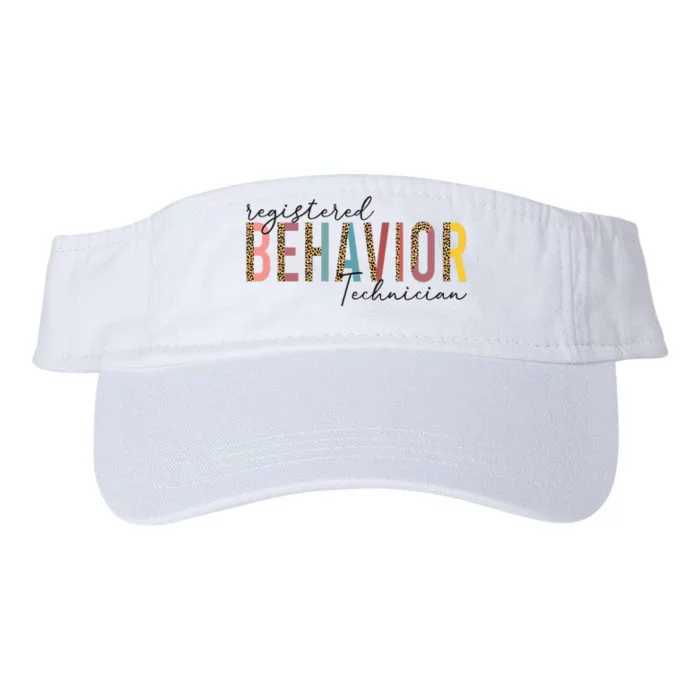 Registered Behavior Technician RBT Behavioral ABA Therapist Valucap Bio-Washed Visor