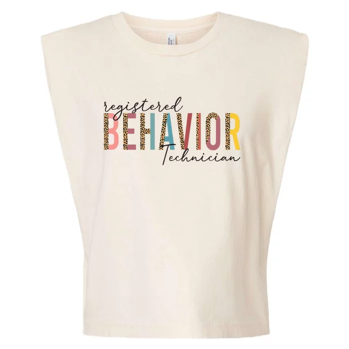 Registered Behavior Technician RBT Behavioral ABA Therapist Garment-Dyed Women's Muscle Tee