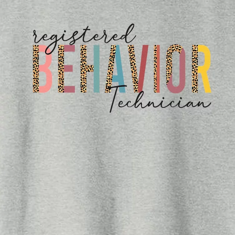 Registered Behavior Technician RBT Behavioral ABA Therapist Women's Crop Top Tee