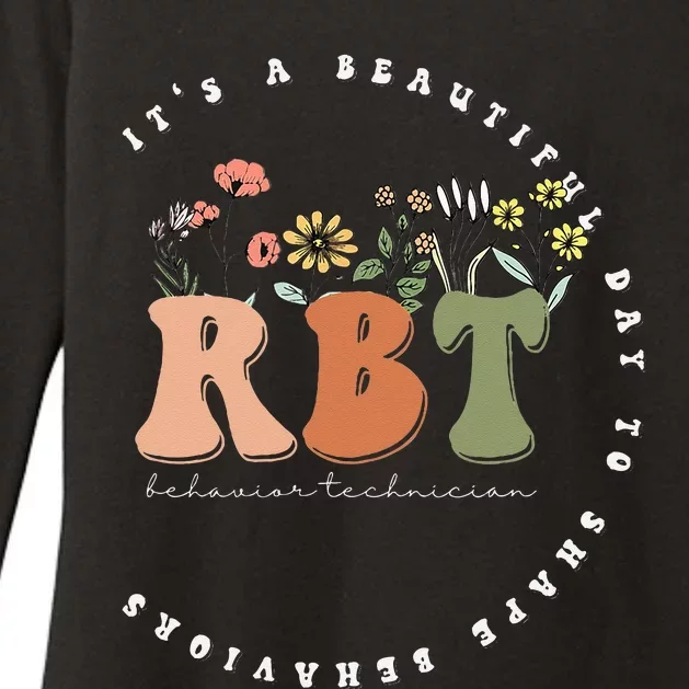 Registered Behavior Technician RBT Behavior Therapist ABA Womens CVC Long Sleeve Shirt