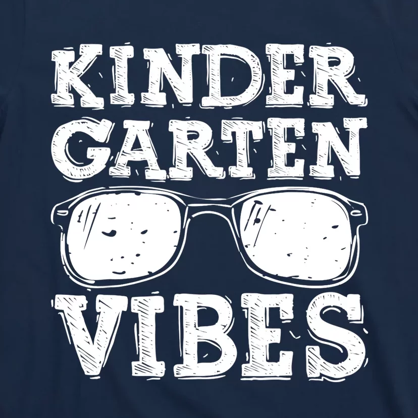 Retro Back To School Kindergarten Vibes Sunglasses Boy Girl T-Shirt