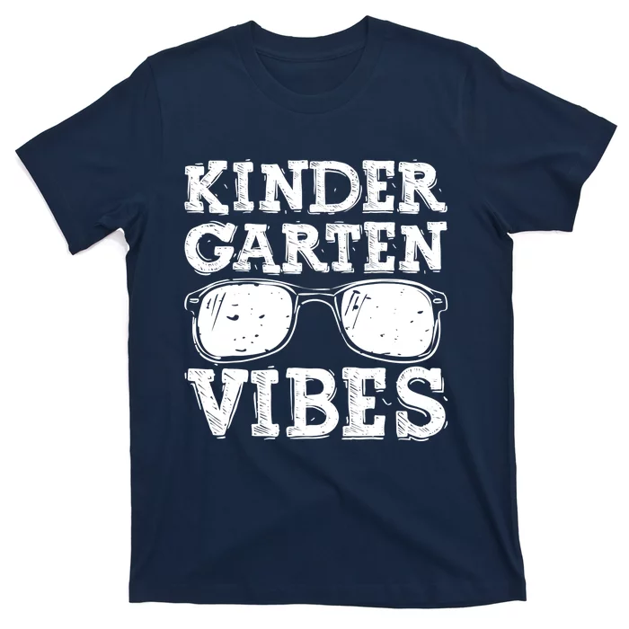 Retro Back To School Kindergarten Vibes Sunglasses Boy Girl T-Shirt