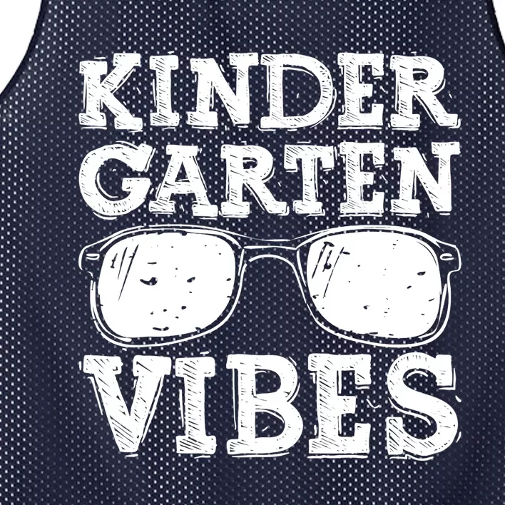 Retro Back To School Kindergarten Vibes Sunglasses Boy Girl Mesh Reversible Basketball Jersey Tank