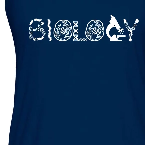 Retro Biology Teacher Student Science Biologist Ladies Essential Flowy Tank