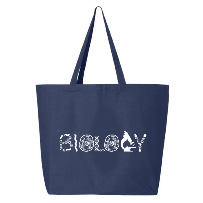 Retro Biology Teacher Student Science Biologist 25L Jumbo Tote