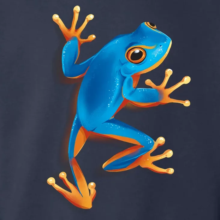 Realistic Blue Tree Frog Toddler Hoodie