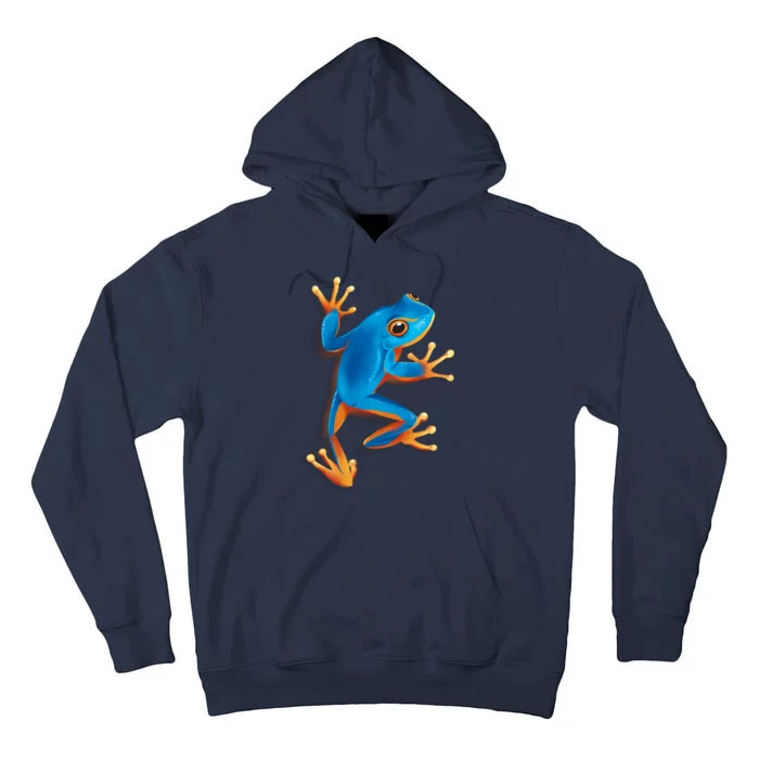 Realistic Blue Tree Frog Tall Hoodie