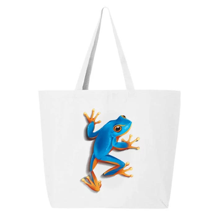 Realistic Blue Tree Frog 25L Jumbo Tote