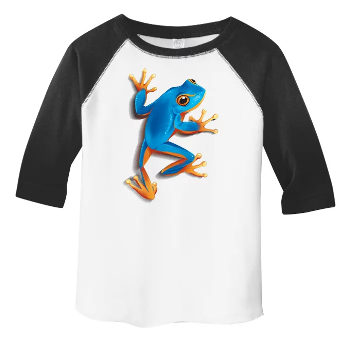 Realistic Blue Tree Frog Toddler Fine Jersey T-Shirt