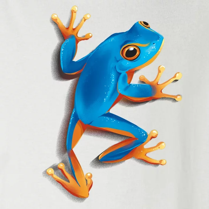 Realistic Blue Tree Frog Toddler Long Sleeve Shirt