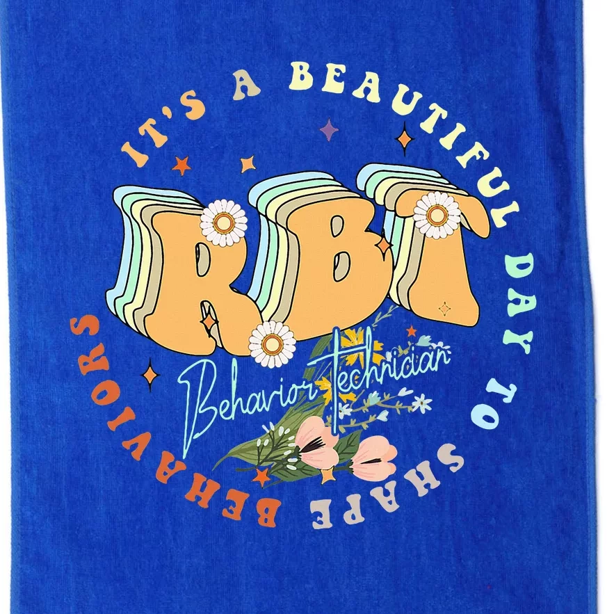 Registered Behavior Technician Rbt Behavior Therapist Aba Platinum Collection Golf Towel