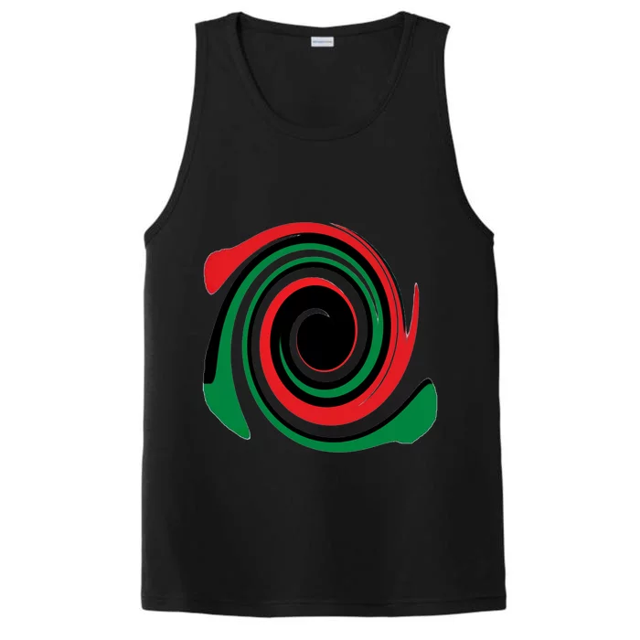 Red Blood That Unites Black African Nation Green Vibrant Gift Performance Tank