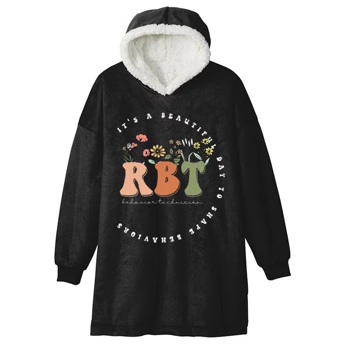 Registered Behavior Technician RBT Behavior Therapist ABA Hooded Wearable Blanket