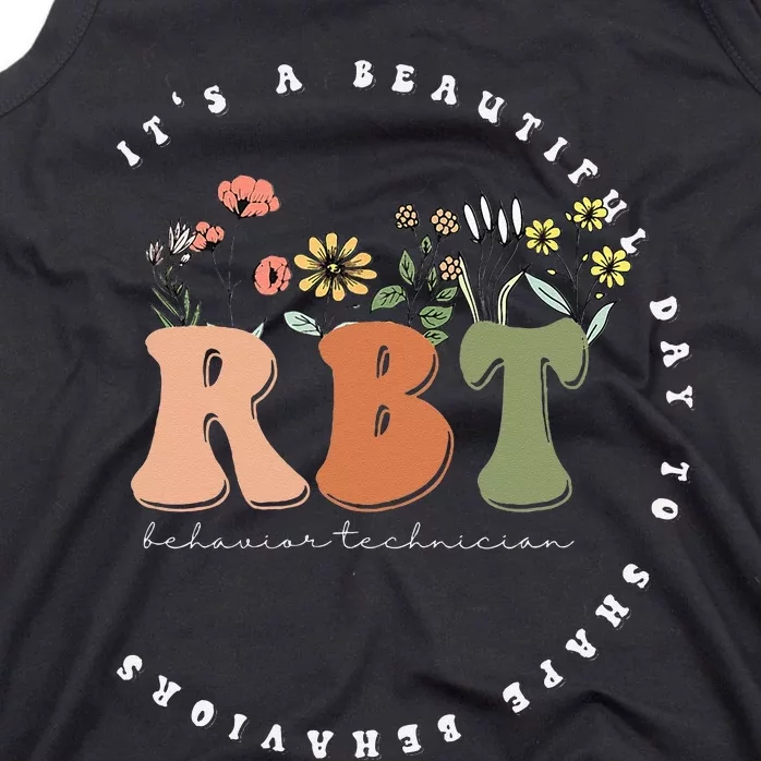 Registered Behavior Technician RBT Behavior Therapist ABA Tank Top