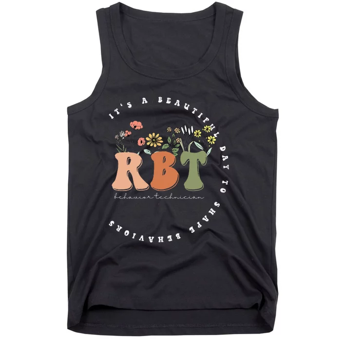 Registered Behavior Technician RBT Behavior Therapist ABA Tank Top