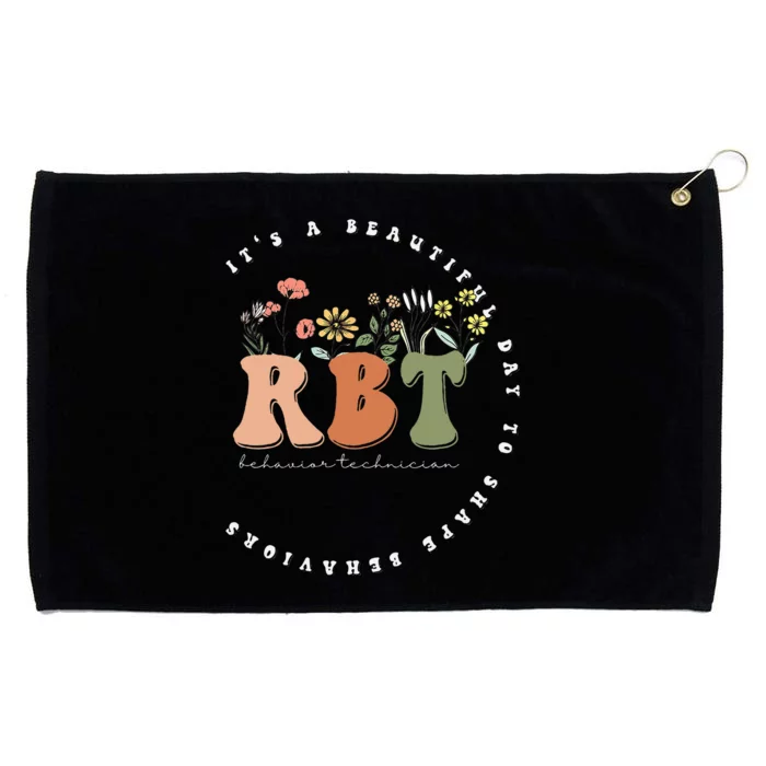 Registered Behavior Technician RBT Behavior Therapist ABA Grommeted Golf Towel