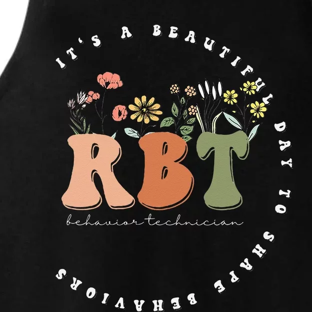 Registered Behavior Technician RBT Behavior Therapist ABA Ladies Tri-Blend Wicking Tank