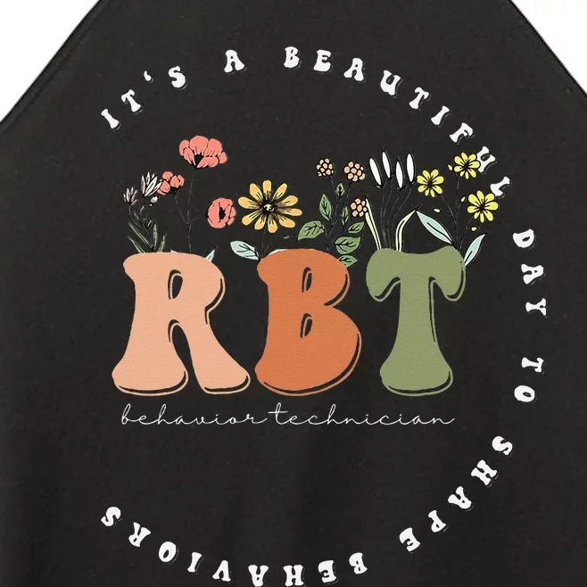 Registered Behavior Technician RBT Behavior Therapist ABA Women’s Perfect Tri Rocker Tank