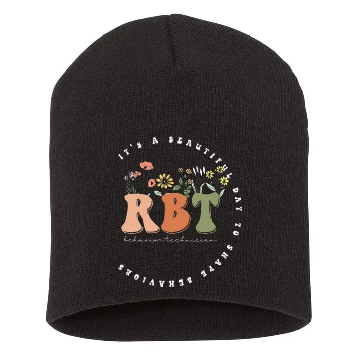 Registered Behavior Technician RBT Behavior Therapist ABA Short Acrylic Beanie