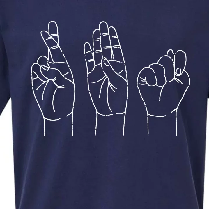 Registered Behavior Technician Sign Language ASL RBT Sueded Cloud Jersey T-Shirt