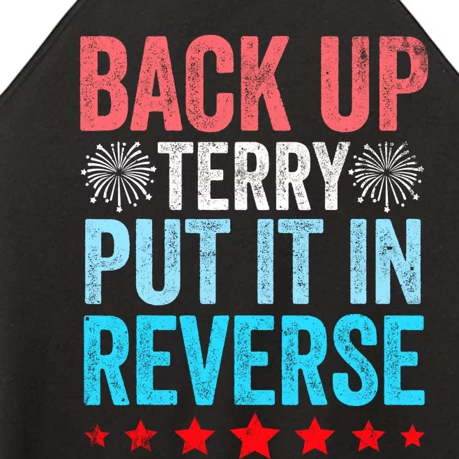 Retro Back Up Terry Put It In Reverse 4th Of July Fireworks Women’s Perfect Tri Rocker Tank