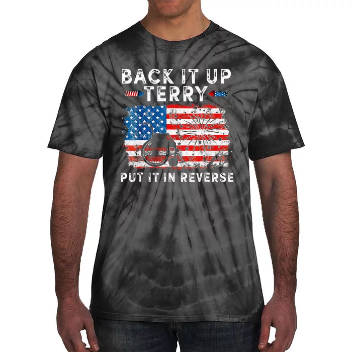 Retro Back Up Terry Put It In Reverse 4th Of July Fireworks Tie-Dye T-Shirt